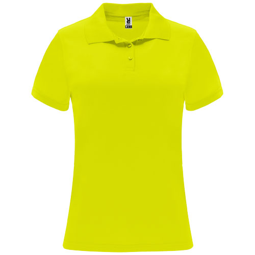 Polo sport promotionnel Femme 150gr Monzha ROLY Fluor yellow